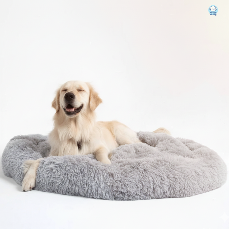 Donut Fluffy Dog Bed - Woofy Wuffy™