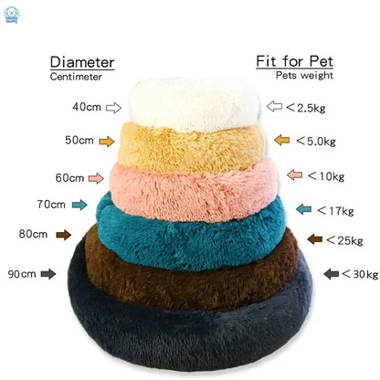 Donut Fluffy Dog Bed - Woofy Wuffy™