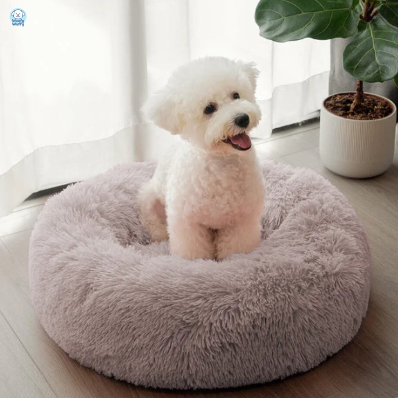 Donut Fluffy Dog Bed - Woofy Wuffy™