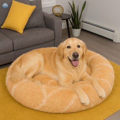 Donut Fluffy Dog Bed - Woofy Wuffy™