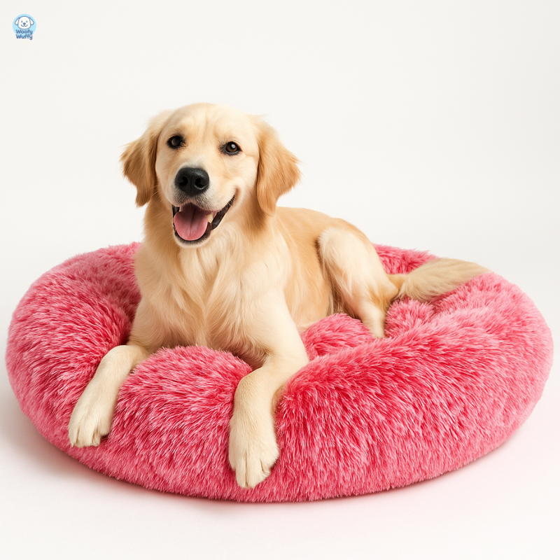 Donut Fluffy Dog Bed - Woofy Wuffy™