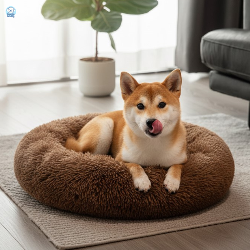 Donut Fluffy Dog Bed - Woofy Wuffy™