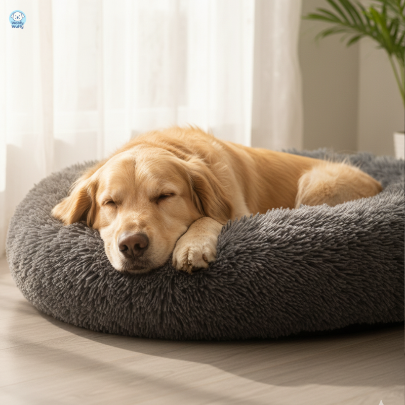 Donut Fluffy Dog Bed - Woofy Wuffy™