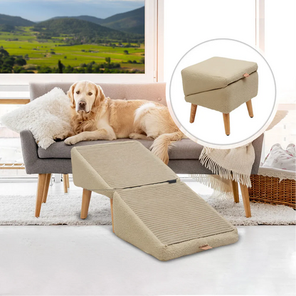 Convertible Pet Ramp & Stairs- Woofy Wuffy™