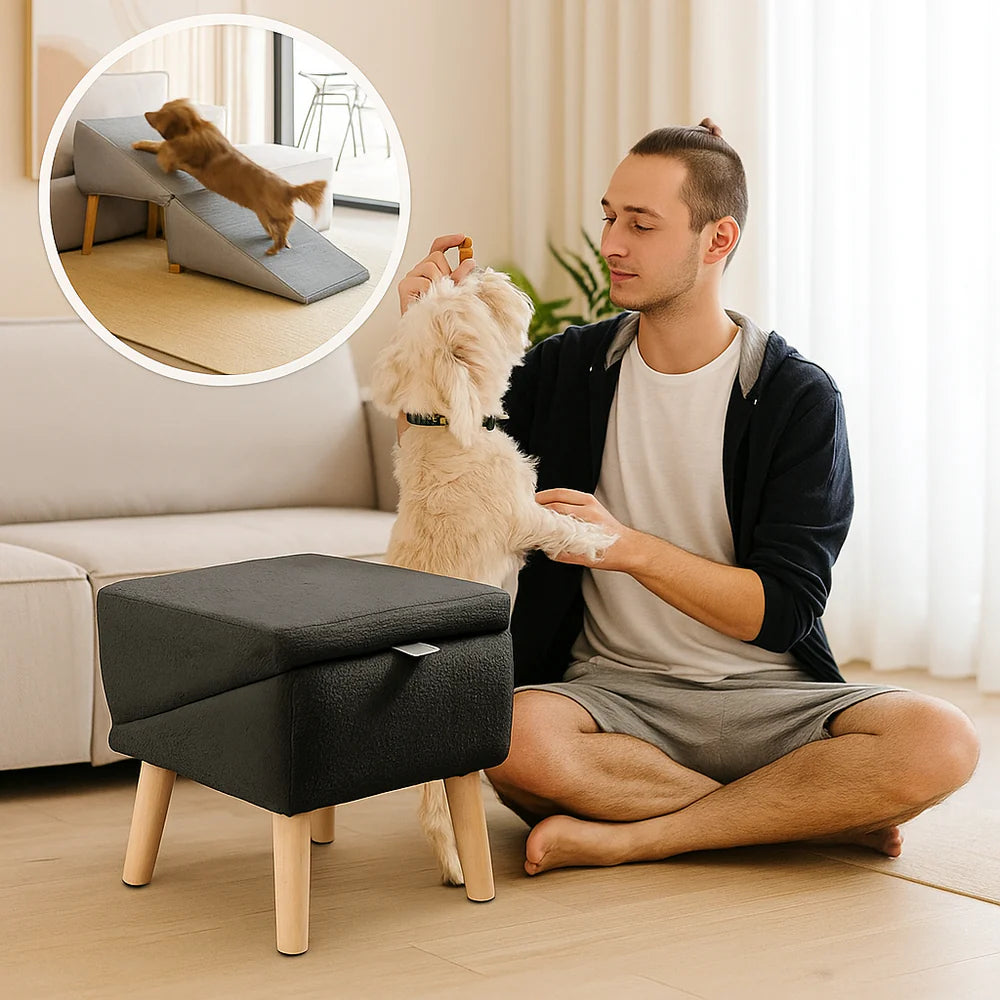 Convertible Pet Ramp & Stairs- Woofy Wuffy™